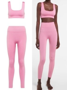 NWT Prism² London Awaken Leggings and Serene Sports Bra in Bubblegum Activewear